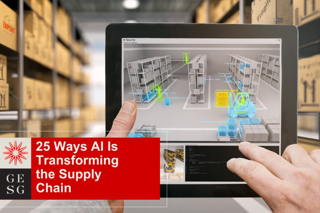 GESG- 25 Ways AI Is Transforming the Supply Chain